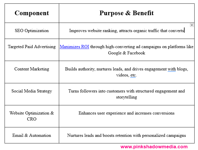 360 Digital Marketing Approach - Pink Shadow Media